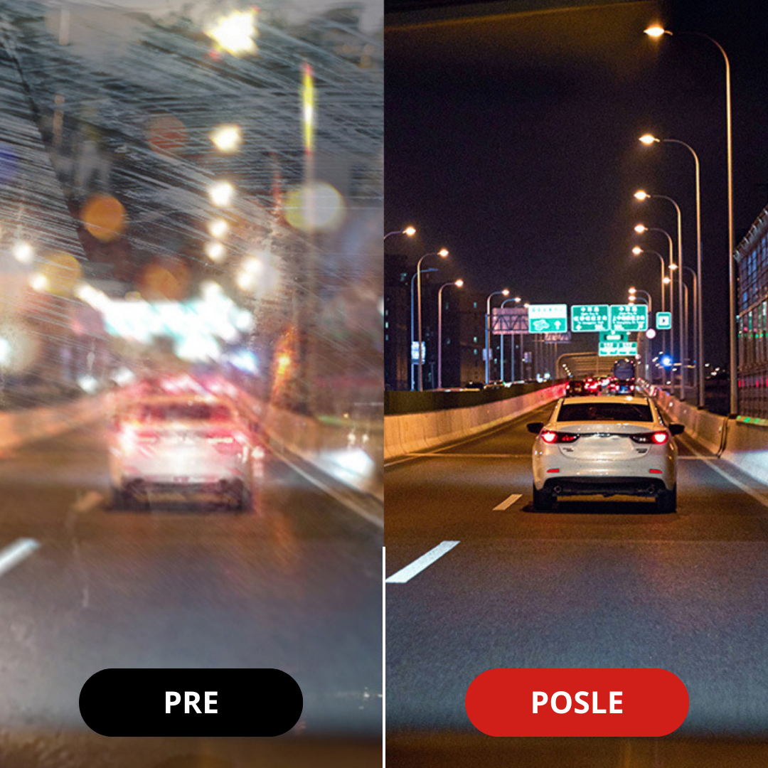 ClearGlass - Sredstvo za čišćenje stakala na autu sa aplikatorom 1+1 GRATIS