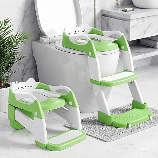 Dečija WC daska sa stepenicama | Adapter za WC šolju sa stepenikom