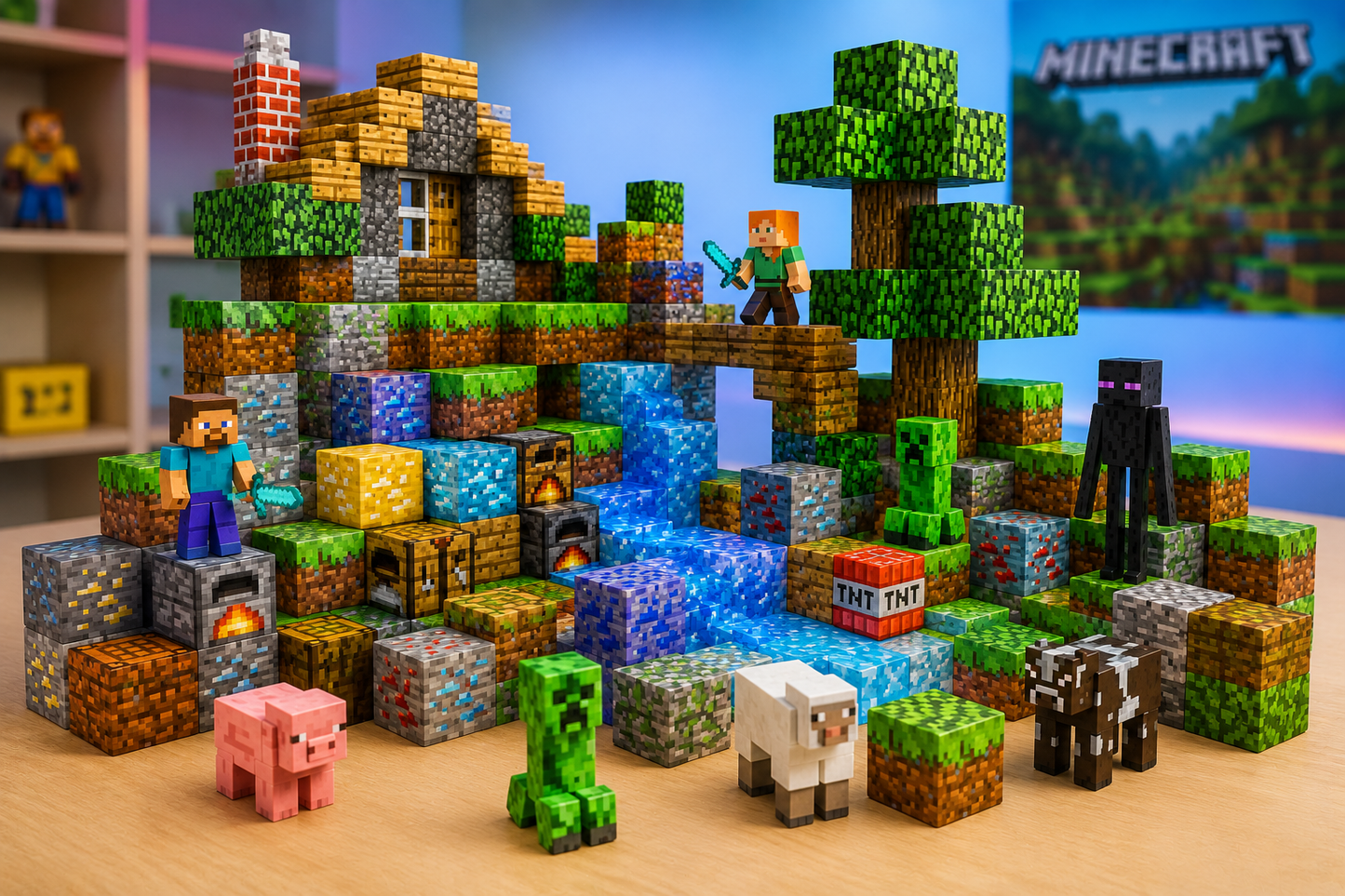 Minecraft Magnetic Blocks