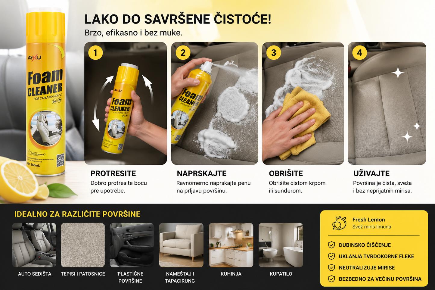 Pena za pranje i čišćenje