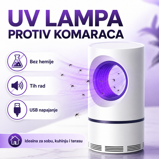 UV Lampa protiv komaraca i insekata – tiha zaštita za dom i terasu