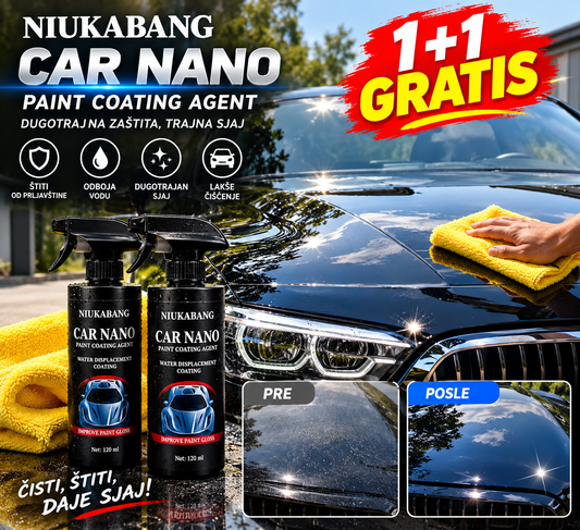 Car Nano- premaz za zaštitu i sjaj auta 1+1 gratis