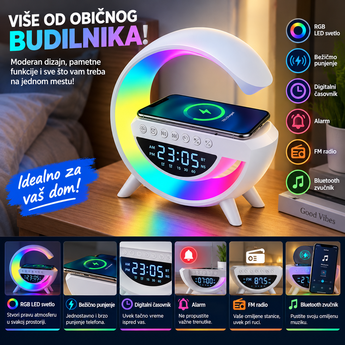 Zvucnik lampa blutut
