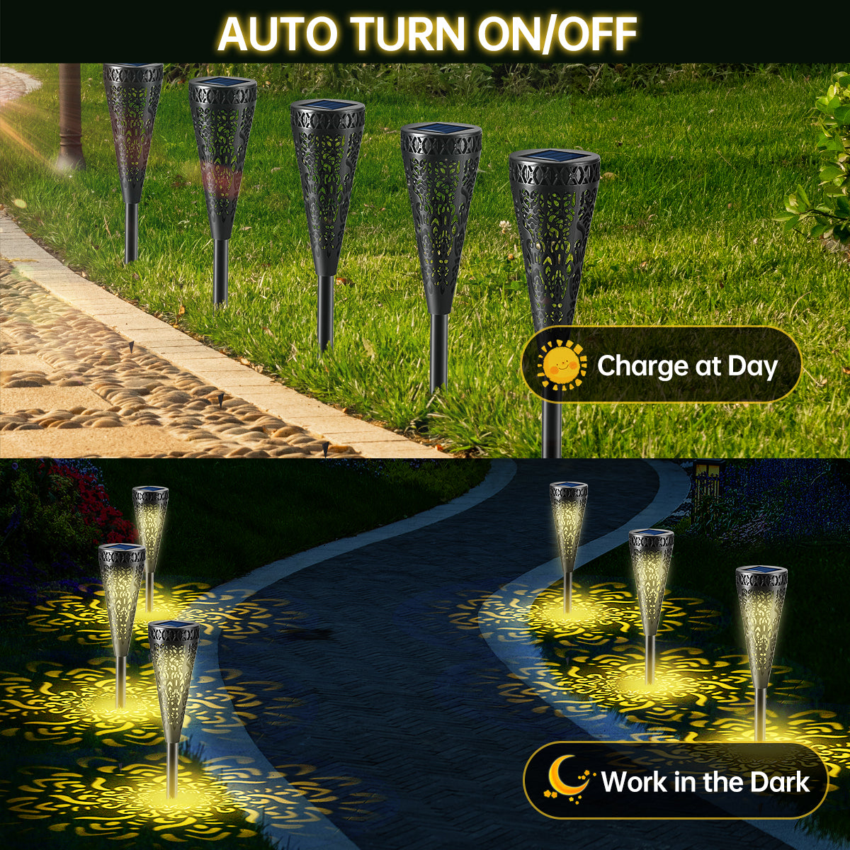 Ukrasne solarne lampe 6komada